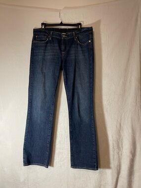 Lucky Brand Women's Dark Wash Sundown Straight Jeans